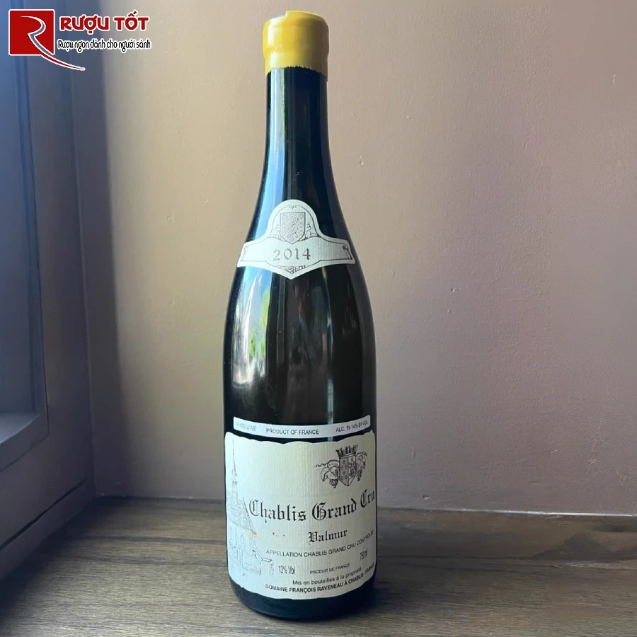 ruou chablis grand cru valmur 13% 750ml thuong hang phap