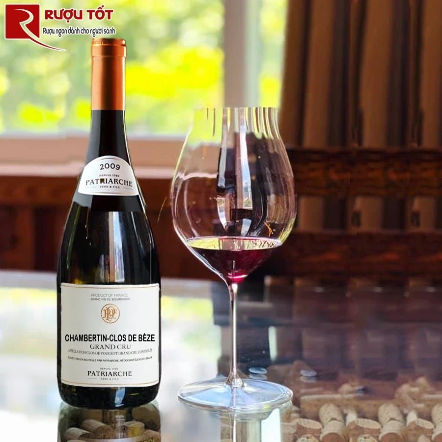 ruou chambertin clos de beze grand cru patriarche phap