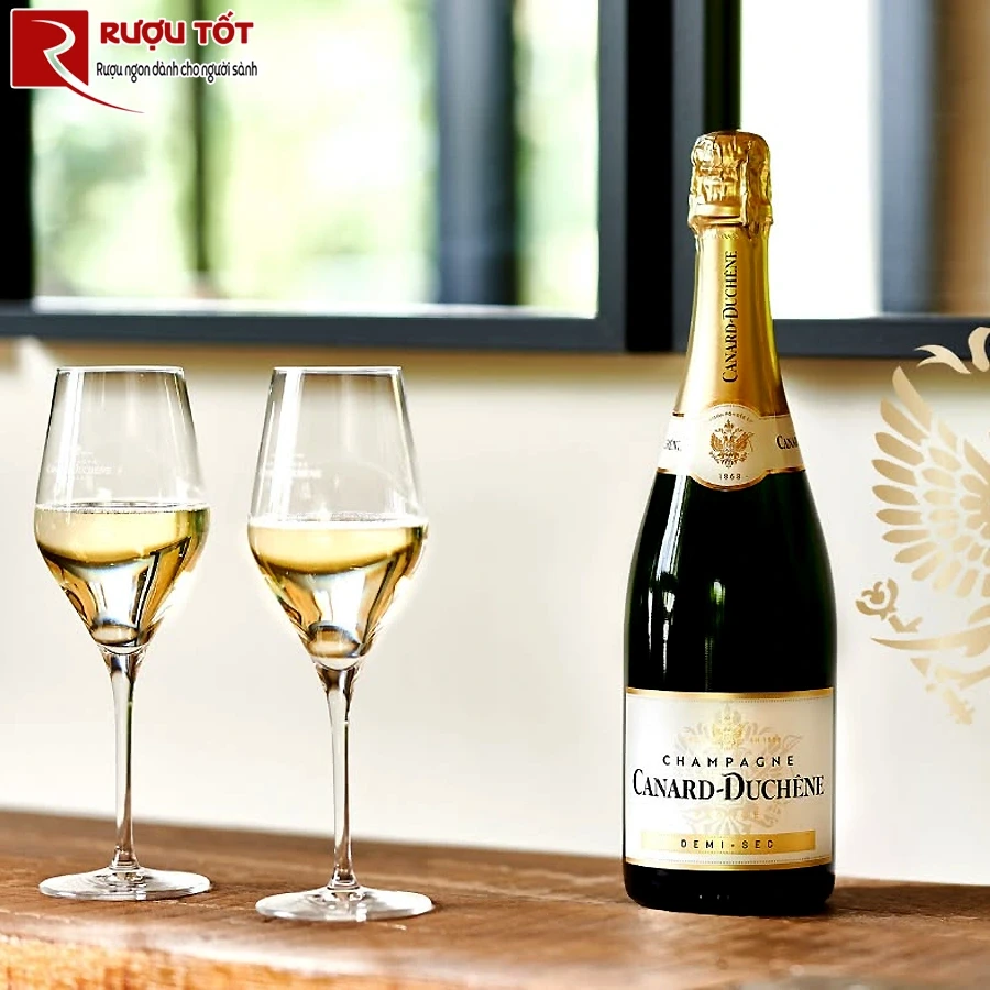 Rượu Champagne Canard Duchene Demi Sec