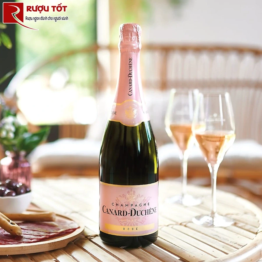 Rượu Champagne Canard Duchene Rose-1