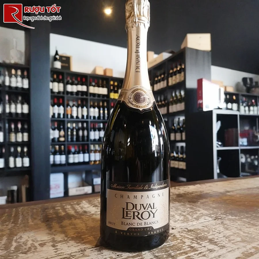 ruou champagne duval leroy blanc de blancs brut grand cru