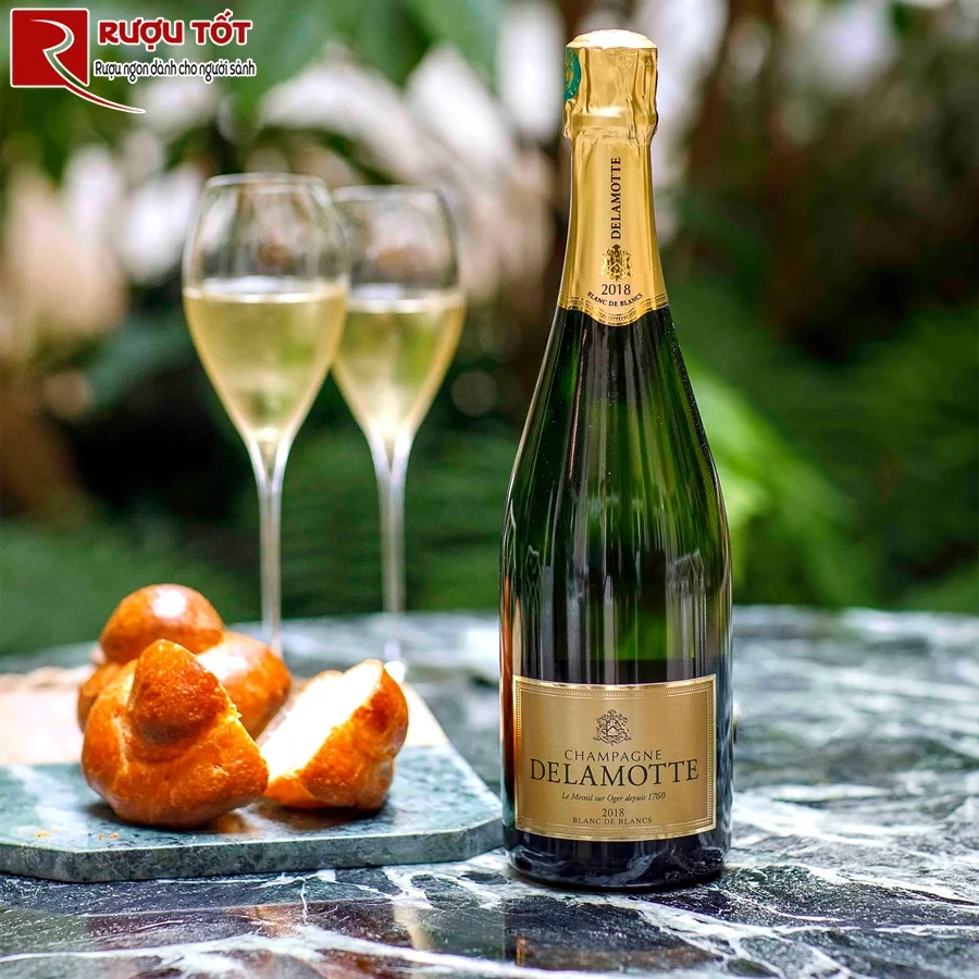 Rượu Champagne Pháp Delamotte Blanc de Blancs Vintage