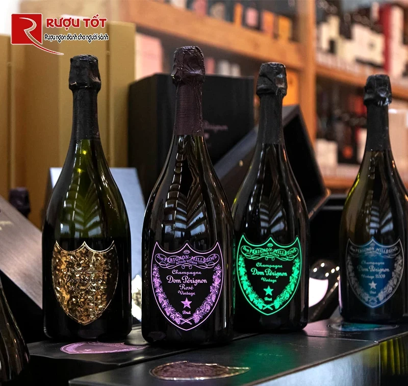Rượu Champagne Pháp Dom Perignon Rose Luminous
