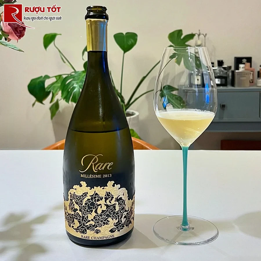ruou champagne rare millesime