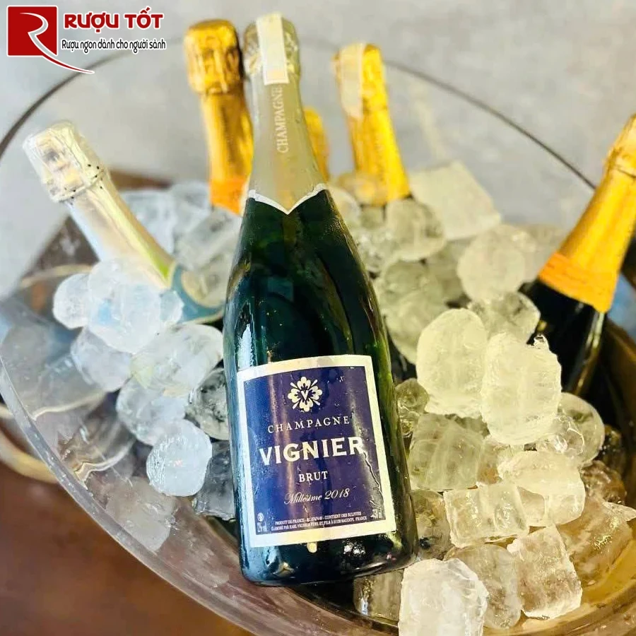 Rượu Champagne Vignier Brut Millesime