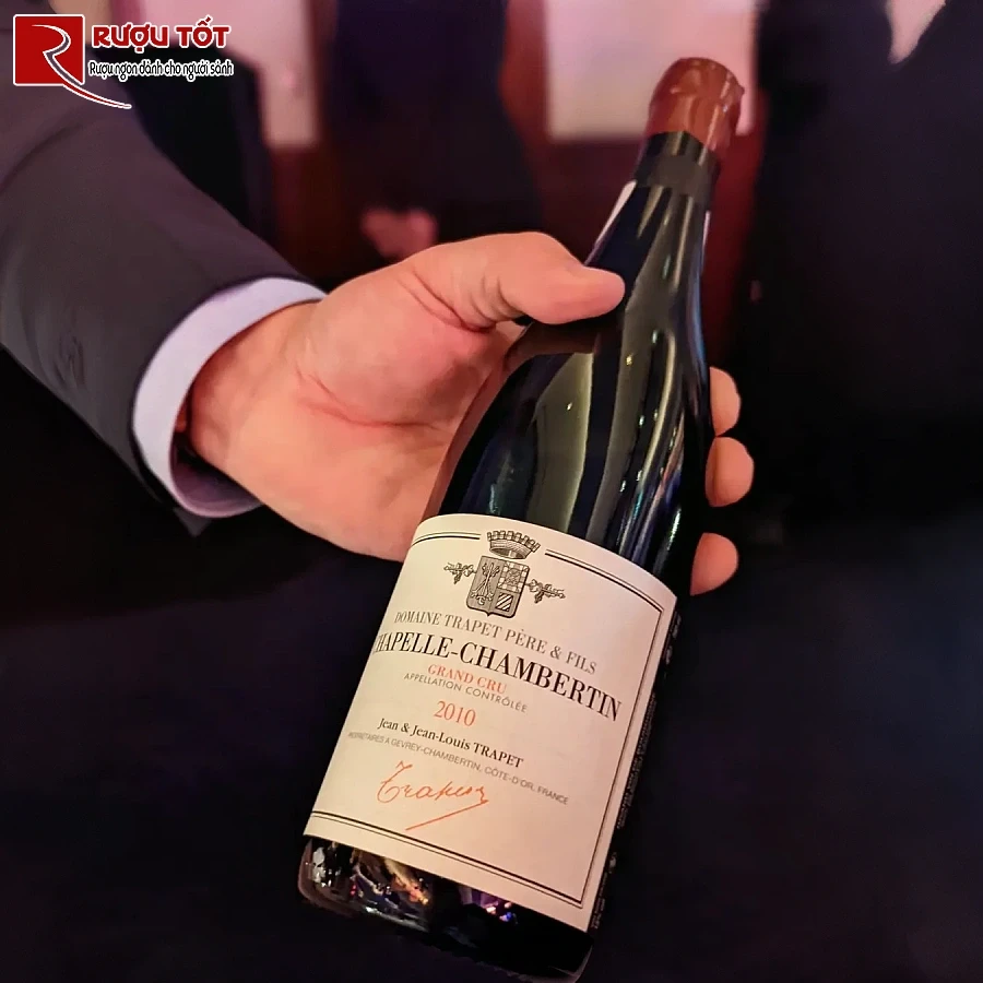ruou chapelle chambertin grand cru domaine trapet thuong hang