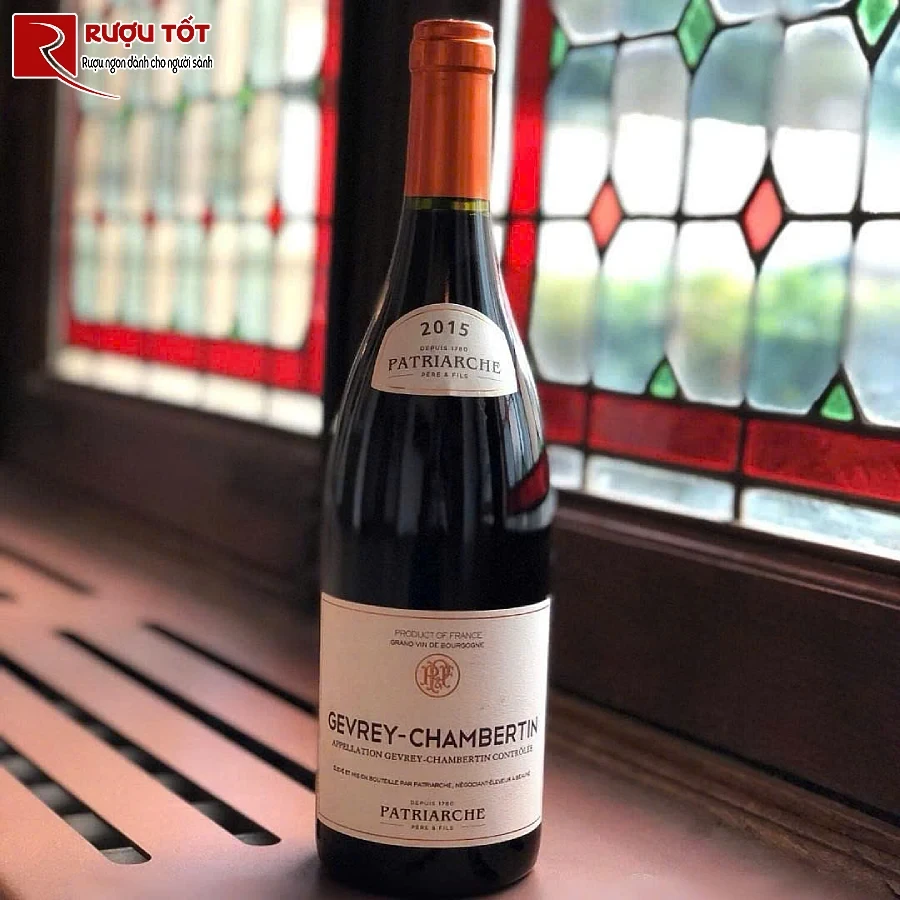 ruou charmes chambertin grand cru patriarche chinh hang phap