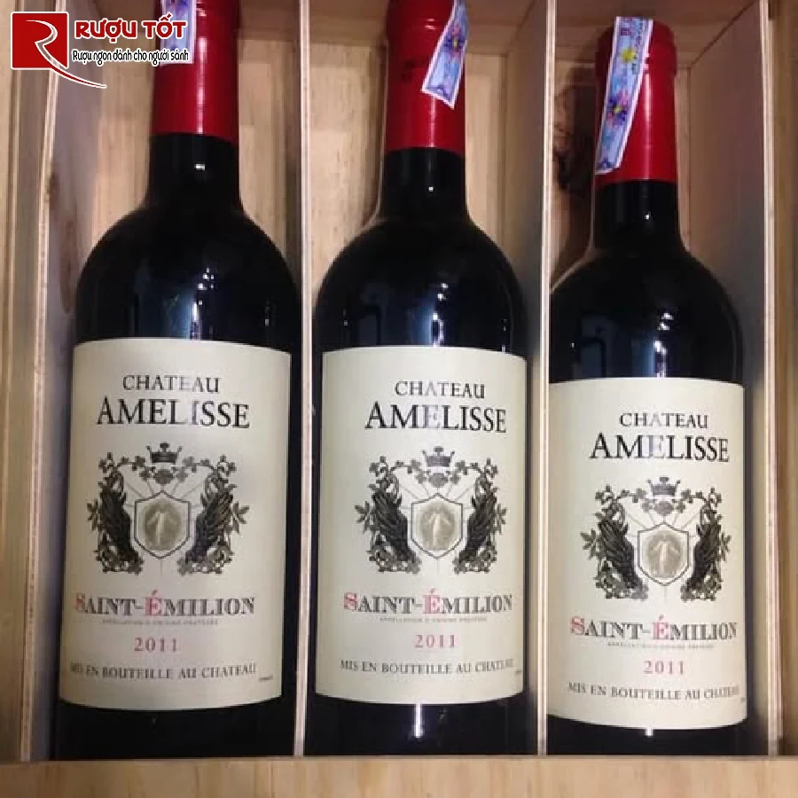 ruou chateau amelisse saint emilion