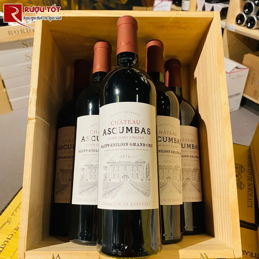 ruou chateau ascumbas saint emilion grand cru