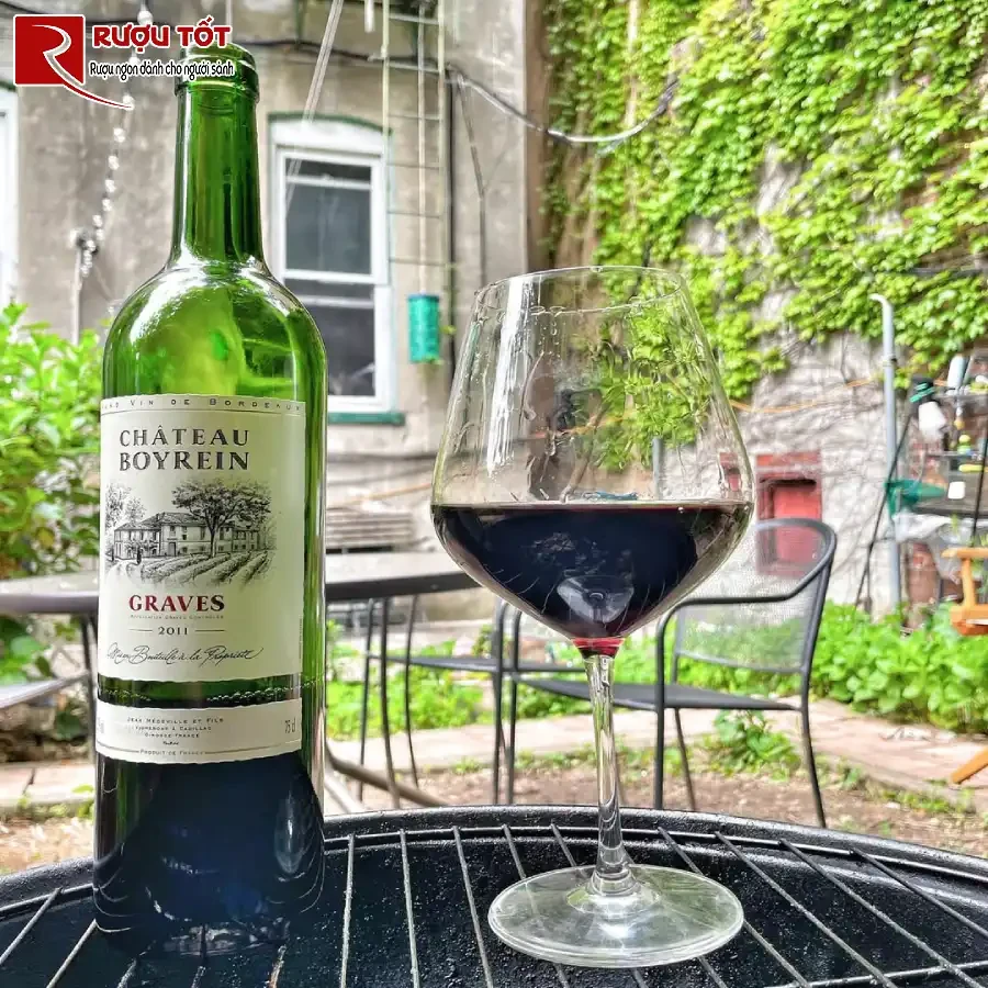ruou chateau boyrein graves 750ml phap chat luong cao