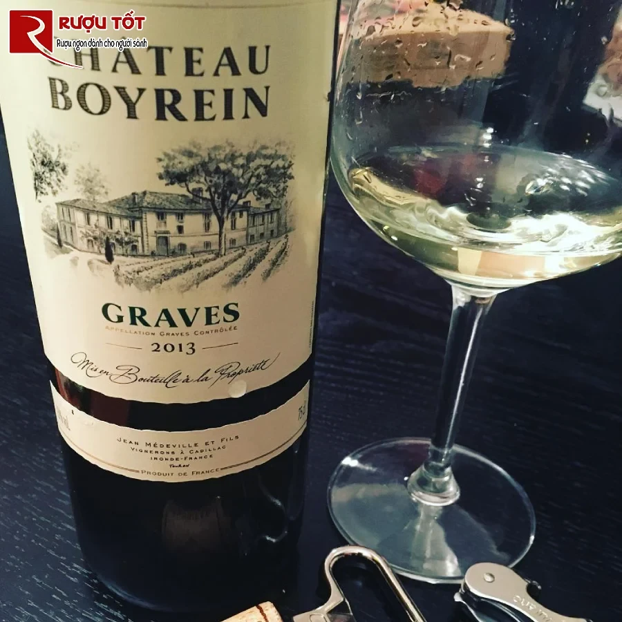 ruou chateau boyrein graves