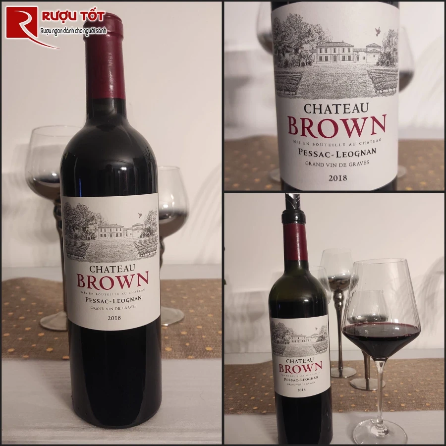 ruou chateau brown pessac leognan rouge
