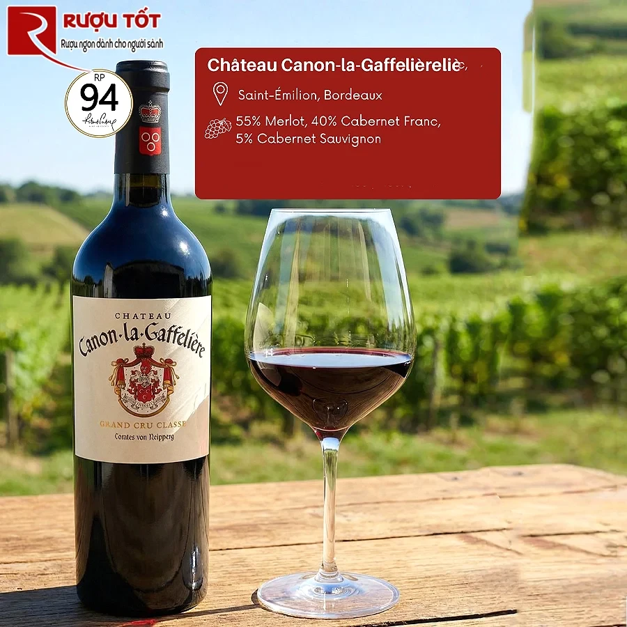 Rượu Chateau Canon La Gaffeliere