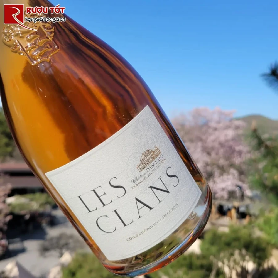 ruou chateau d esclans les clans rose chinh hang