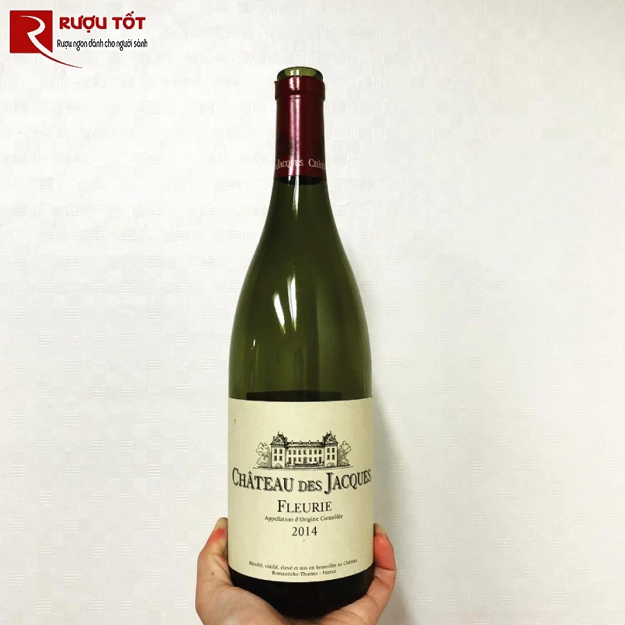ruou chateau des jacques fleurie 13% 750ml chat luong cao