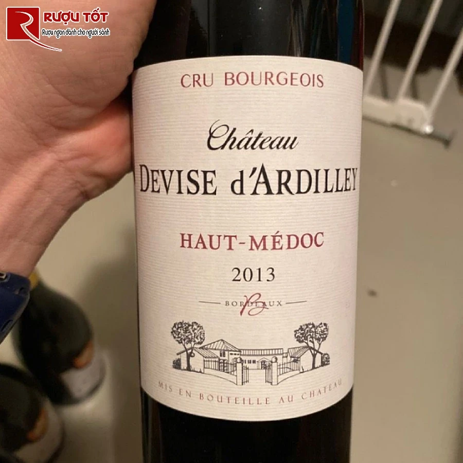 ruou chateau devise d'ardilley cru bourgeois 14% 750ml dang cap