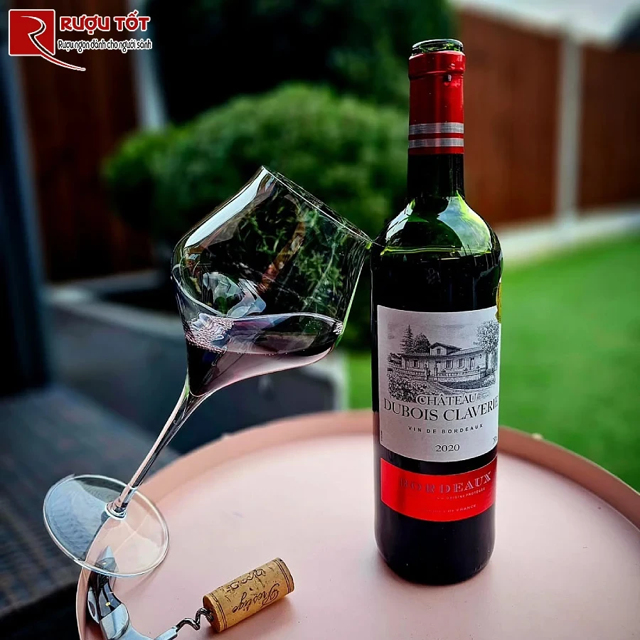 ruou chateau dubois claverie bordeaux phap gia re