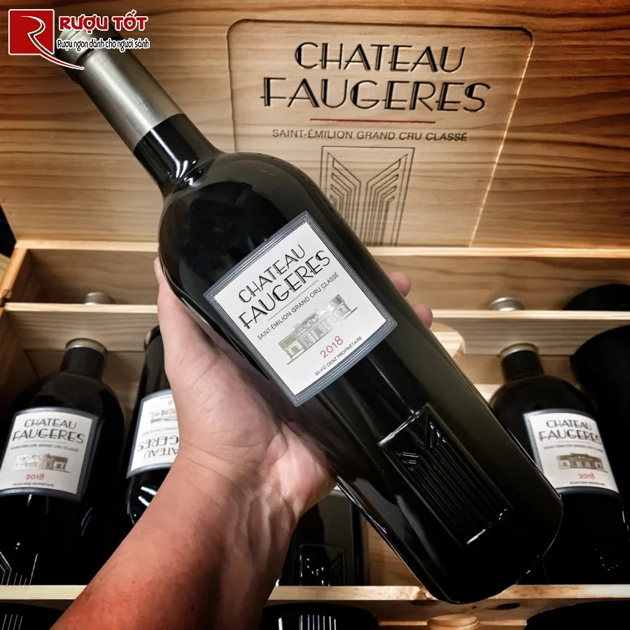 ruou chateau faugeres saint emilion 14,5% 750ml thuong hang