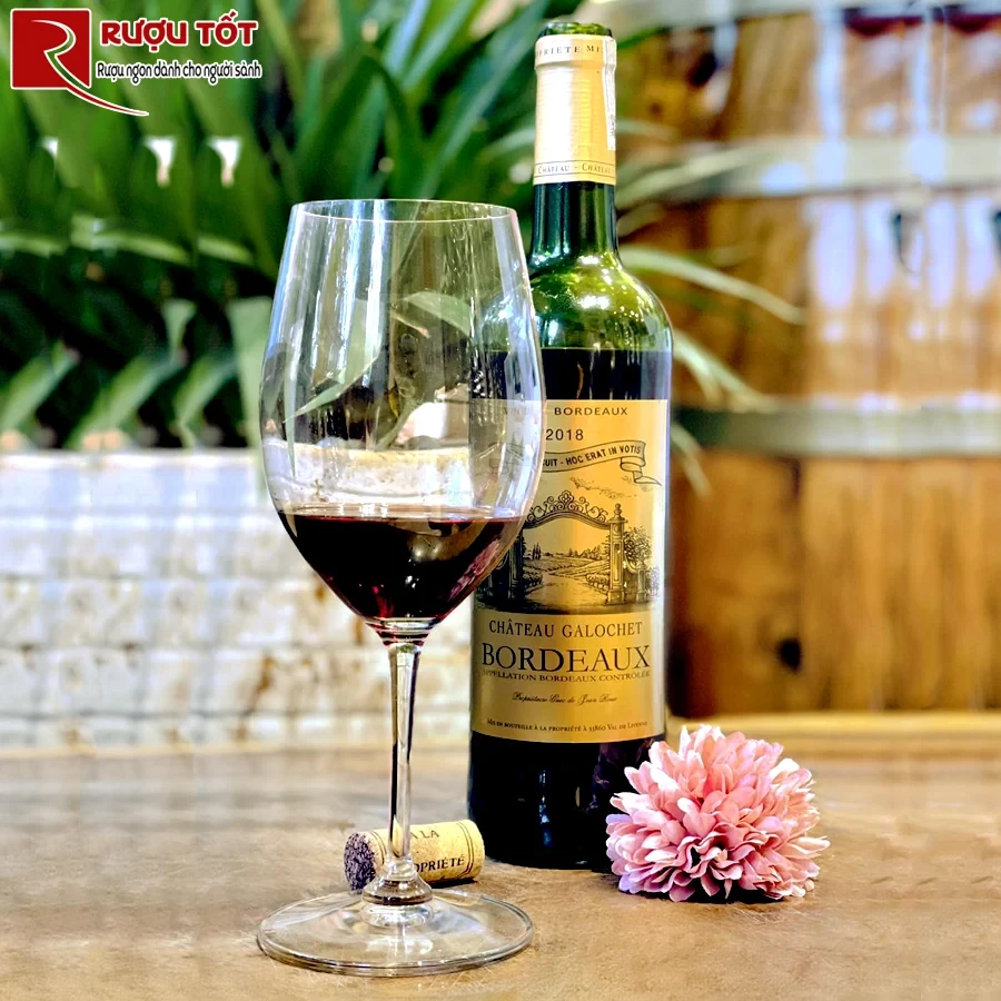 Rượu Chateau Galochet Bordeaux Red