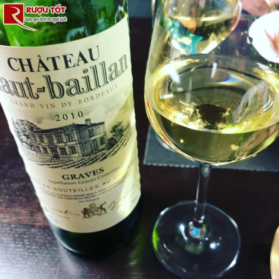 ruou chateau haut baillan graves blanc