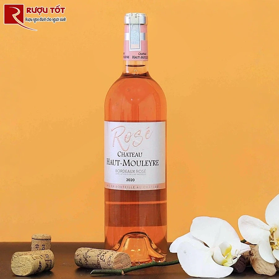 ruou chateau haut mouleyre bordeaux rose aop chat luong cao