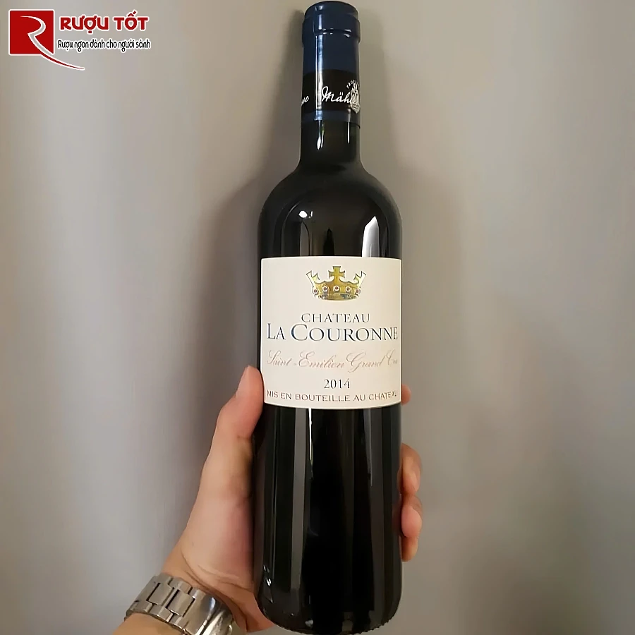 ruou chateau la couronne saint emilion grand cru 750ml 14% phap