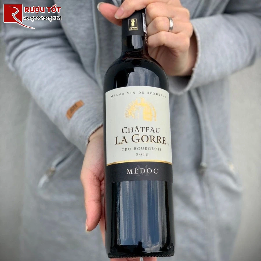 ruou chateau la gorre cru bourgeois medoc chat luong cao