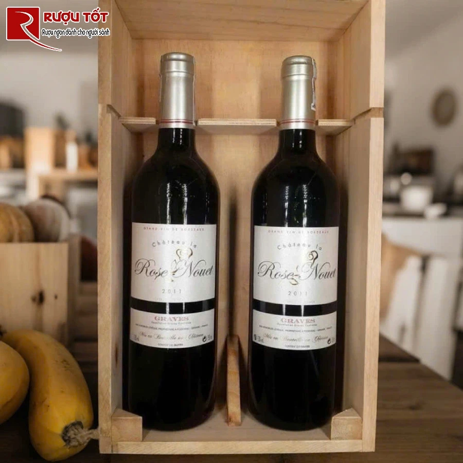 ruou chateau la rose nouet graves 13% 750ml hao hang phap