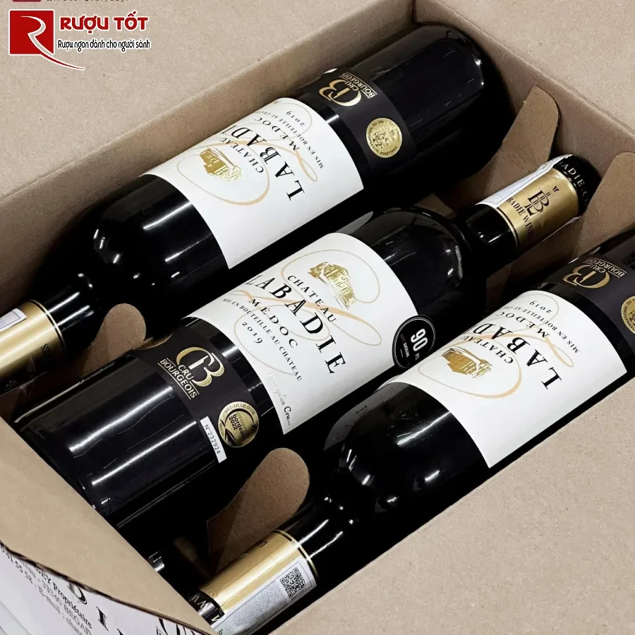 ruou chateau labadie medoc cru bourgeois dang cap
