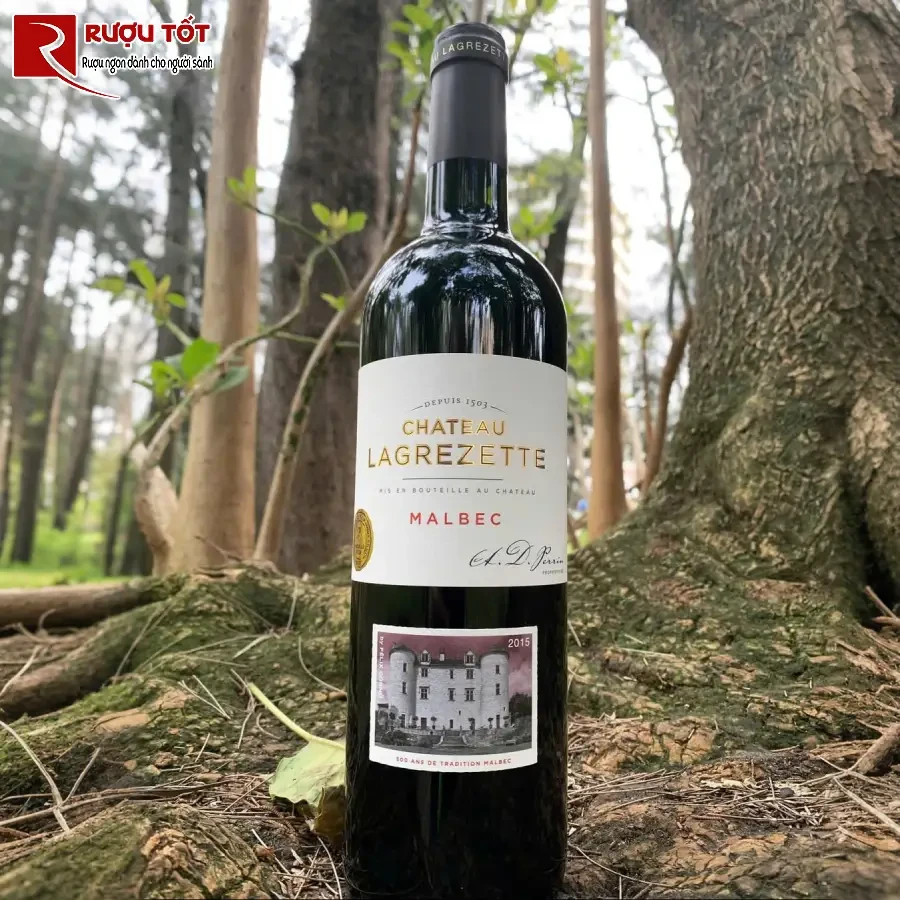 ruou chateau lagrezette malbec 750ml 15% thuong hang