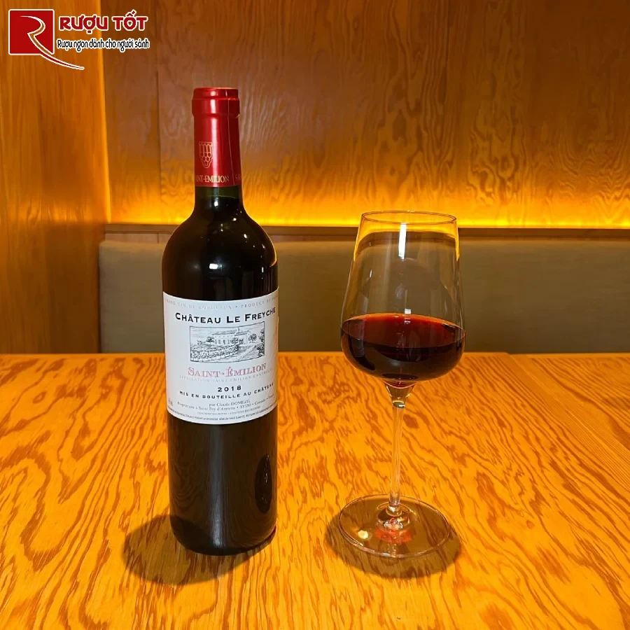 ruou chateau le freyche saint emilion