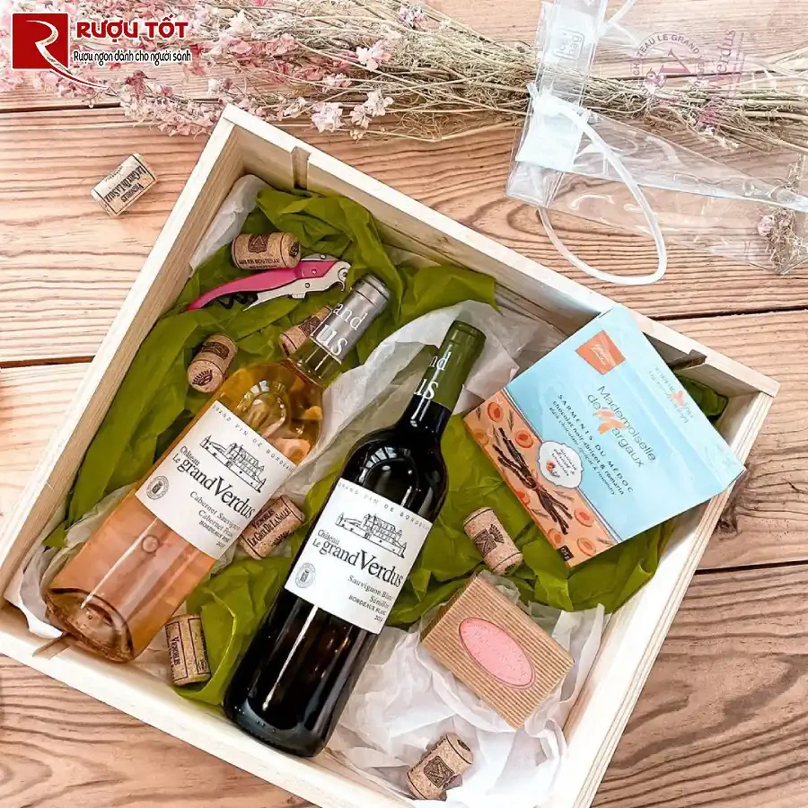 ruou chateau le grand verdus bordeaux 12,5% 750ml phap