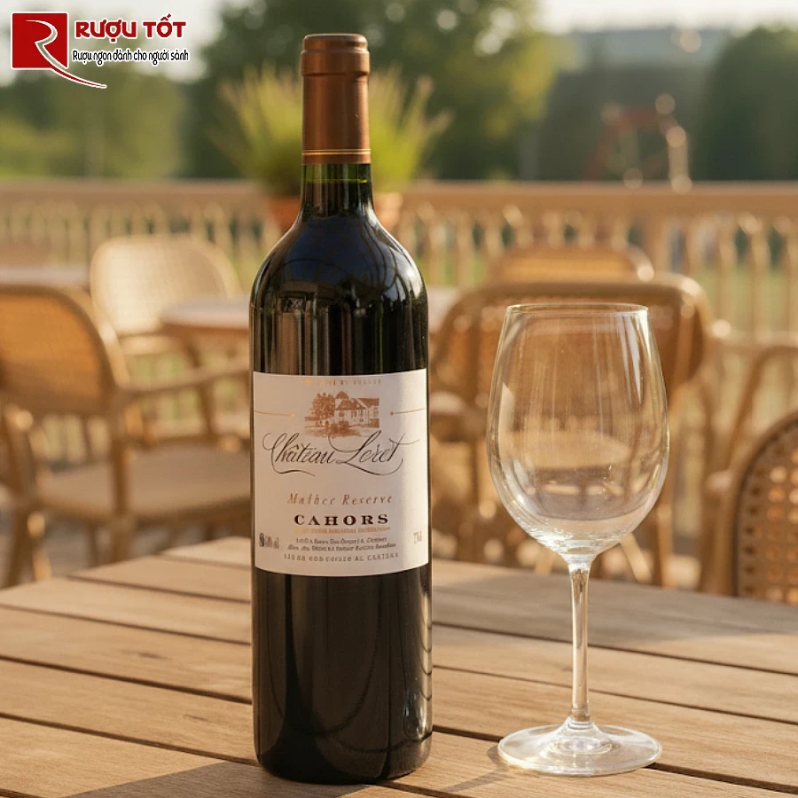 ruou chateau leret malbec reserve