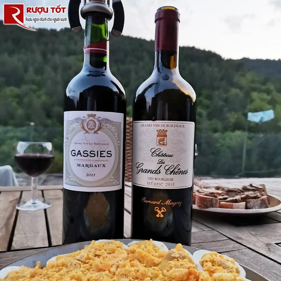 ruou chateau les grands chenes chinh hang gia tot