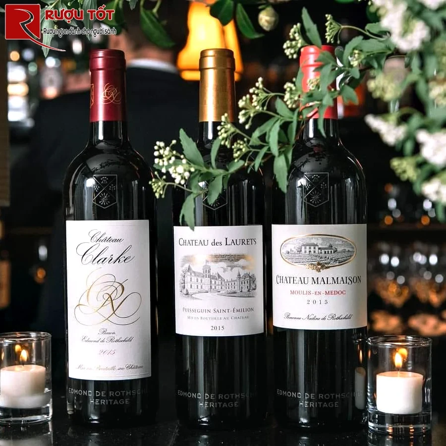 Rượu Chateau Les Laurets Puisseguin