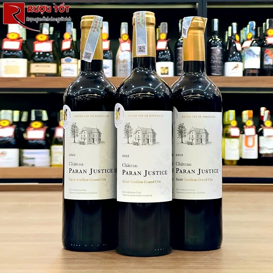 Rượu Chateau Paran Justice Saint Emilion Grand Cru