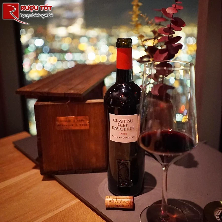 ruou chateau peby faugeres saint emilion