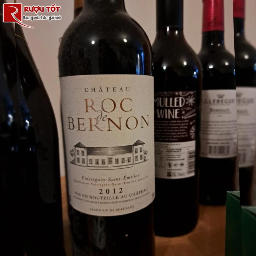 ruou chateau roc de bernon puisseguin saint emilion