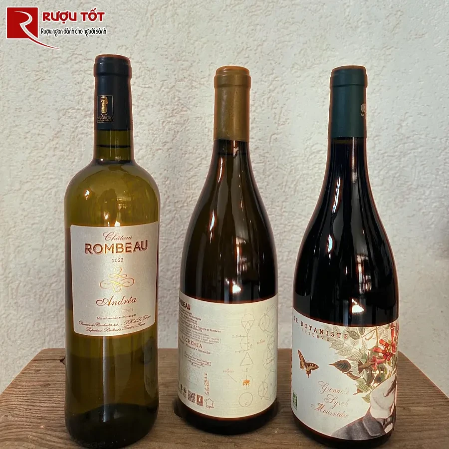 ruou chateau rombeau andrea dang cap phap