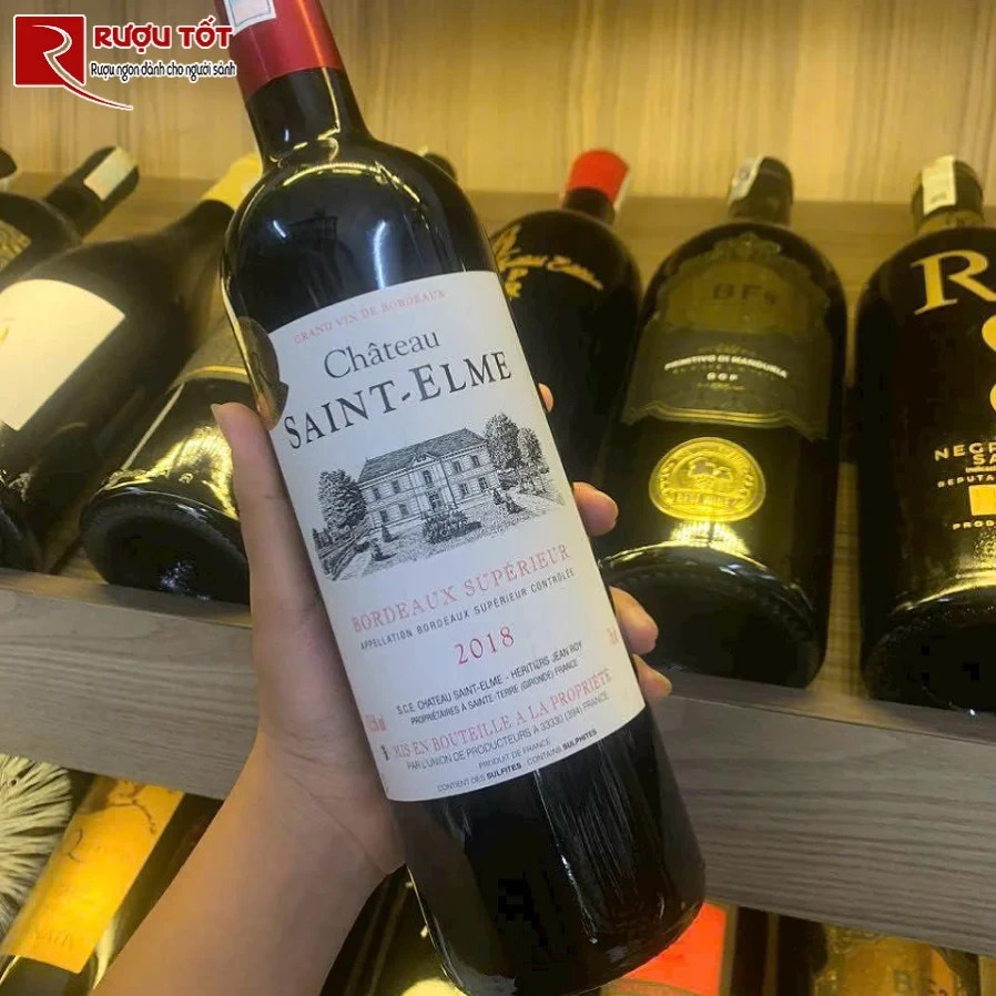 ruou chateau saint elme bordeaux superieur
