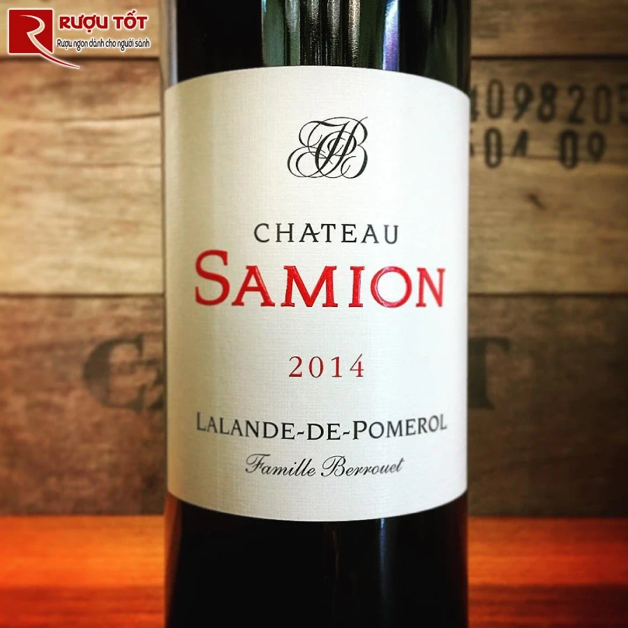 ruou chateau samion lalande de pomerol