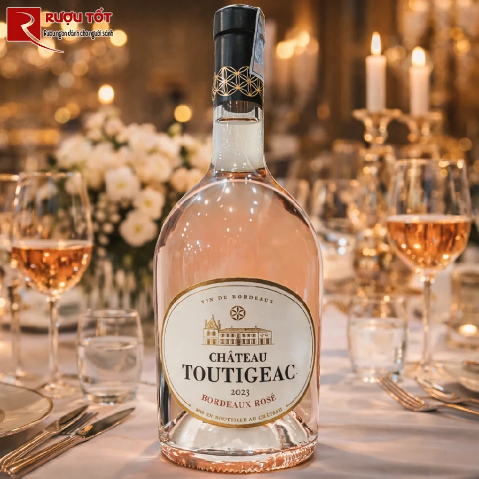 Ruou Chateau Toutigeac Bordeaux Rose
