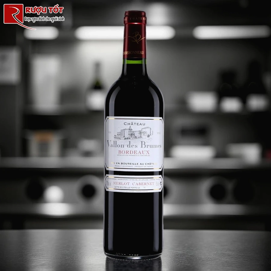 ruou chateau vallon des brumes 13% 750ml hao hang