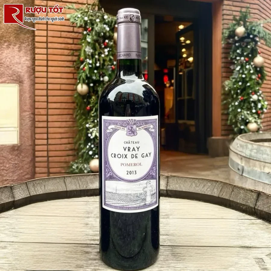 ruou chateau vray croix de gay pomerol cao cap phap