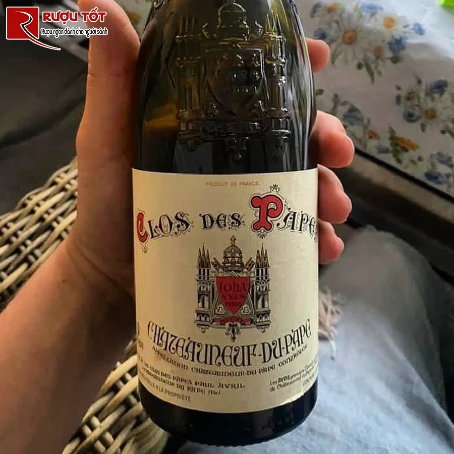 ruou clos de papes chateauneuf du pape chinh hang