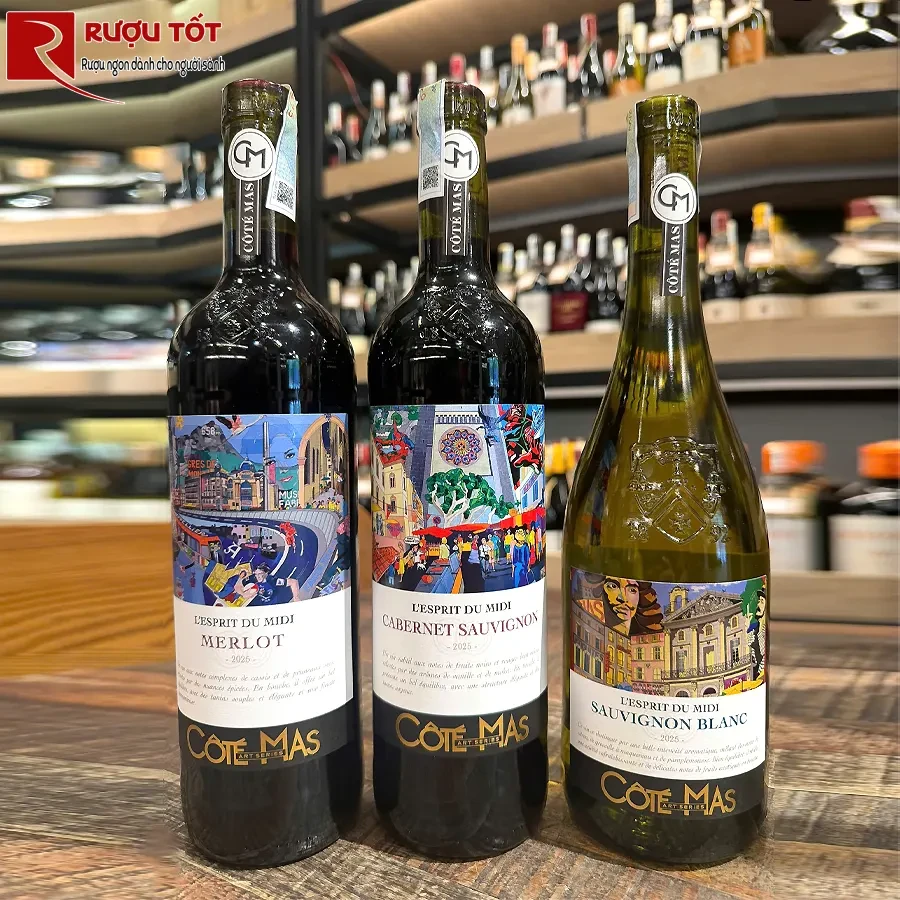 Rượu Cote Mas Art Series L'esprit Du Midi Cabernet
