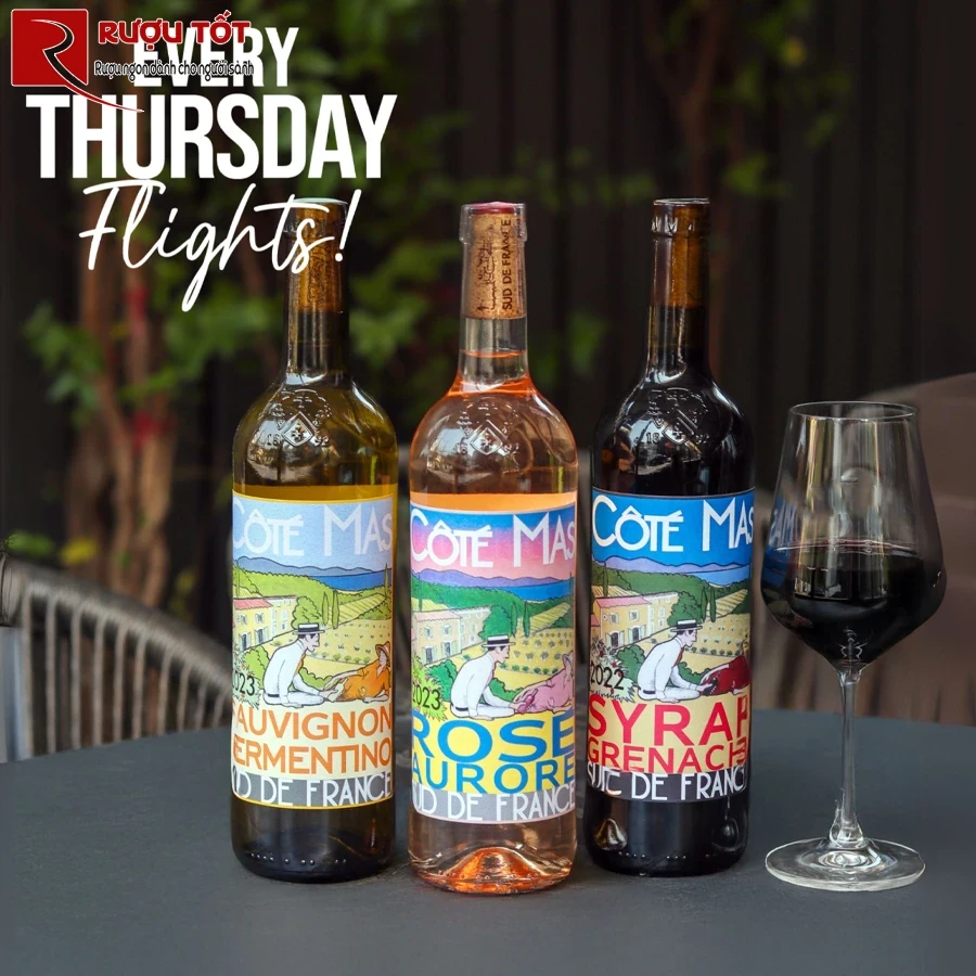 Rượu Cote Mas Rose Aurore