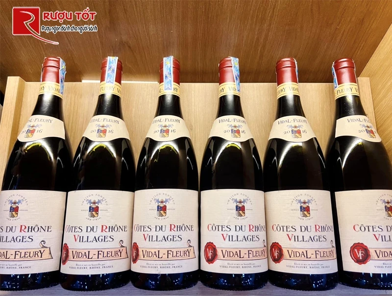 Rượu Cotes Du Rhone Rouge