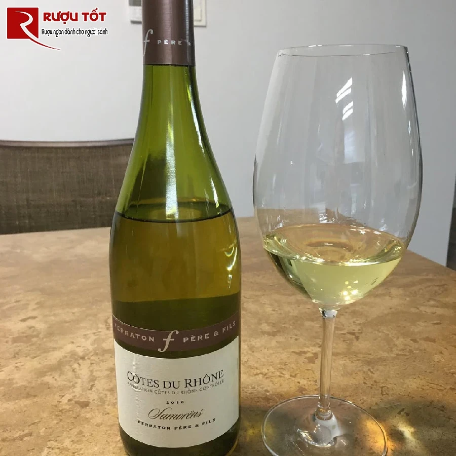 ruou cotes du rhone samorens rouge ferraton