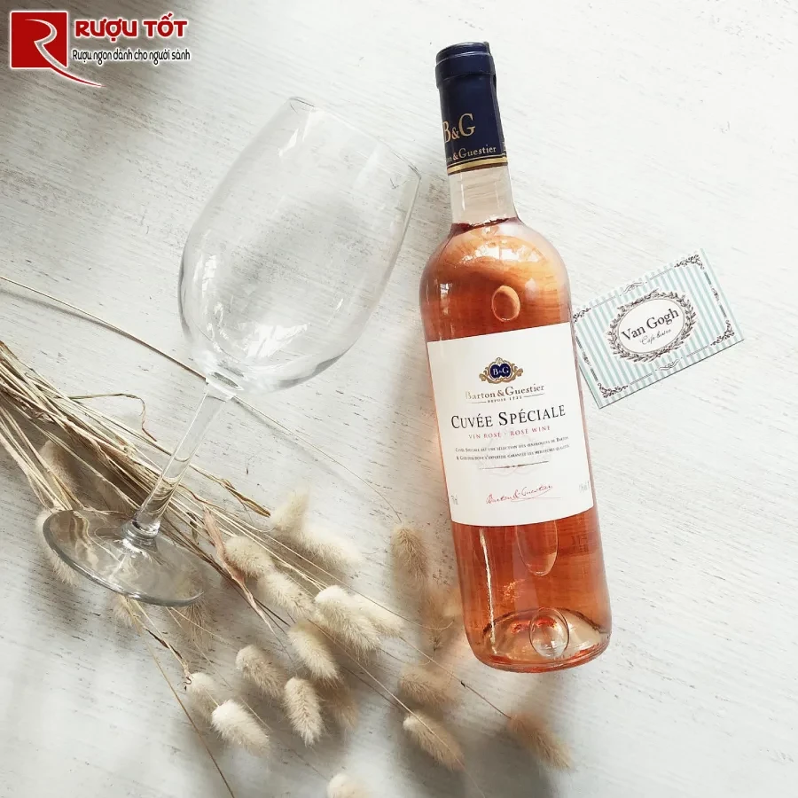 ruou cuvee speciale rose barton guestier